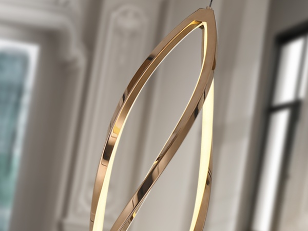 Adele Подвесной светильник небольшой розовое золото от интернет-магазина IDODOM.RU