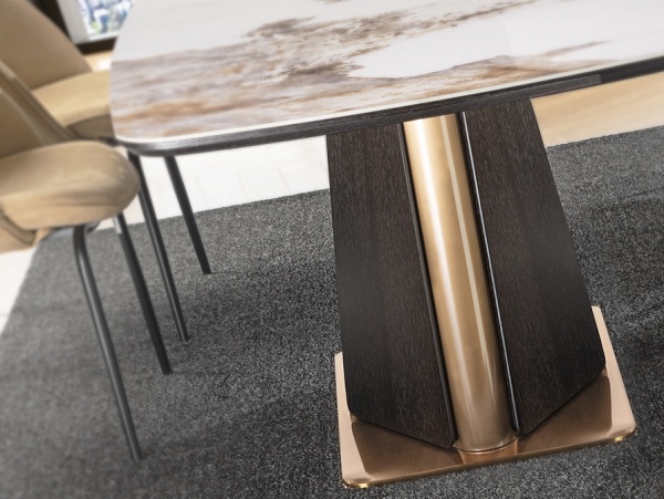 Luca Обеденный стол темный дуб от интернет-магазина IDODOM.RU