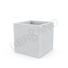 Кашпо Quarter 70 White Granite