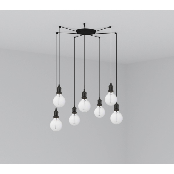 Люстра Art 7L черная от интернет-магазина IDODOM.RU