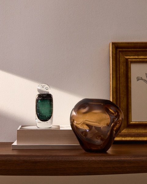 Ваза из зеленого стекла Lunivo 16,5 см от интернет-магазина IDODOM.RU