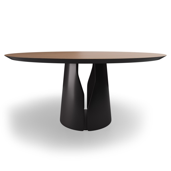 Стол круглый GIO 140, шпон от интернет-магазина IDODOM.RU