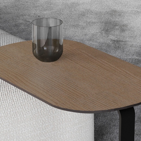 Журнальный столик приставной Side шпон белый шоколад от интернет-магазина IDODOM.RU