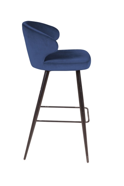Стул барный Richard, бархат синий 29 от интернет-магазина IDODOM.RU