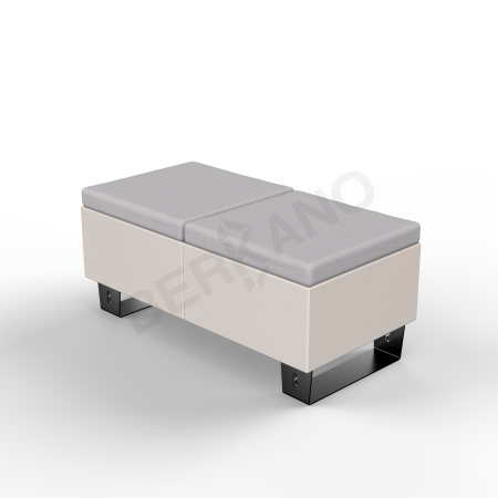 Скамейка Brick 120 Cappuccino, Gray