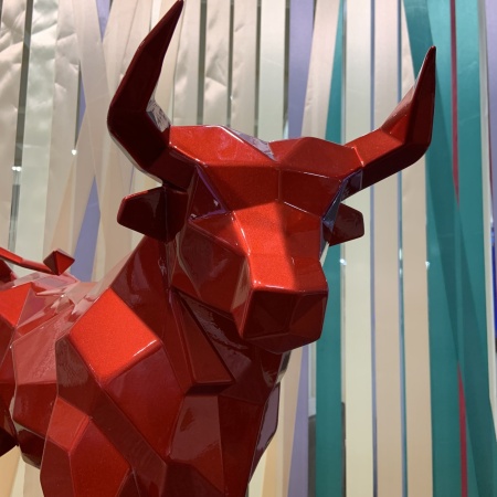 Бык.   Финиш: Окрашивание по каталогу цветов Rall. Цвет: Candy Red(фирменный красный). от интернет-магазина IDODOM.RU