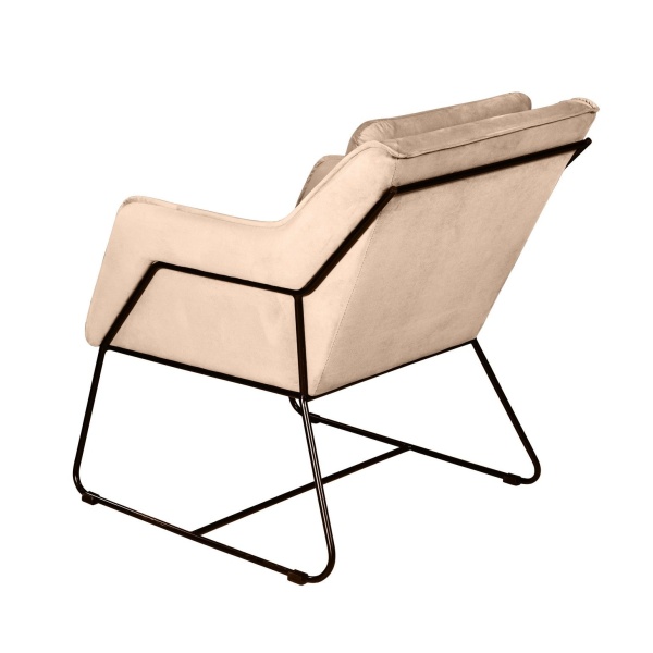 Кресло Alex, бархат бежевый 5 от интернет-магазина IDODOM.RU