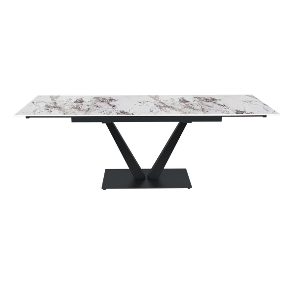 Стол раскладной Malibu (140+40+40), керамика глянцевая Patagoniya от интернет-магазина IDODOM.RU