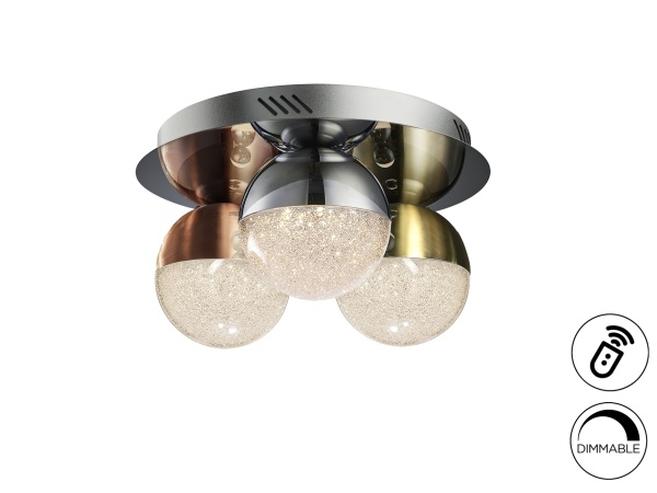 Потолочный светильник Sphere 3L Ø30 разноцветный DIMABLE от интернет-магазина IDODOM.RU