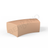 Скамья Track Arc Terracotta
