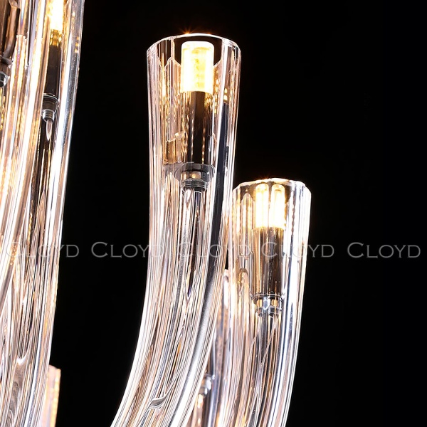 Люстра Cloyd AEDA C12 / Ø60 см - хром (арт.11636) от интернет-магазина IDODOM.RU