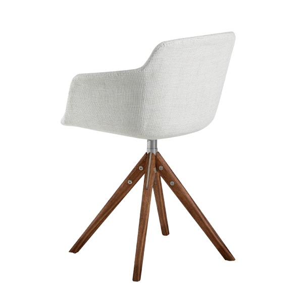 Поворотное офисное кресло DC S084A /4059 орех от интернет-магазина IDODOM.RU