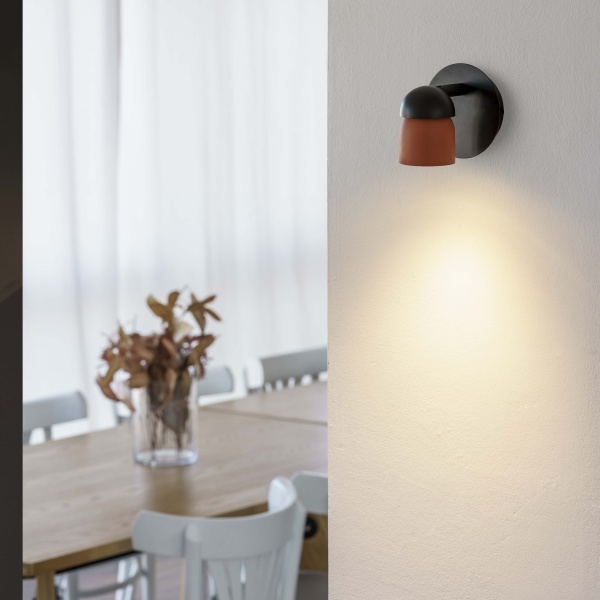 Бра Coco черный/терракотовый от интернет-магазина IDODOM.RU