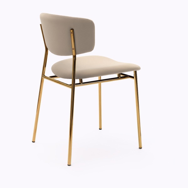 Стул Deimos, микровелюр латте, опоры золото от интернет-магазина IDODOM.RU
