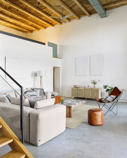 Чехол для подушки Almira 45x45 бежевый, хлопок+лен, бахрома от интернет-магазина IDODOM.RU