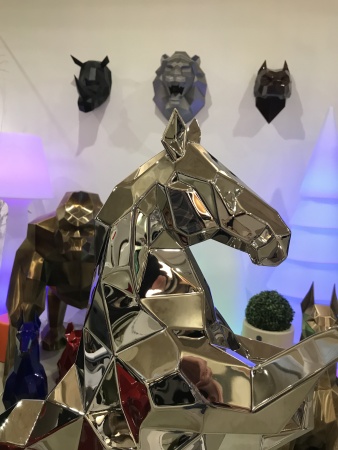 Лошадь.   Финиш: Полировка. Цвет: Хром. от интернет-магазина IDODOM.RU