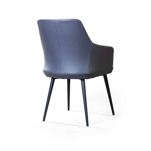 Стул с подлокотниками Франк, рогожка комби серый от интернет-магазина IDODOM.RU