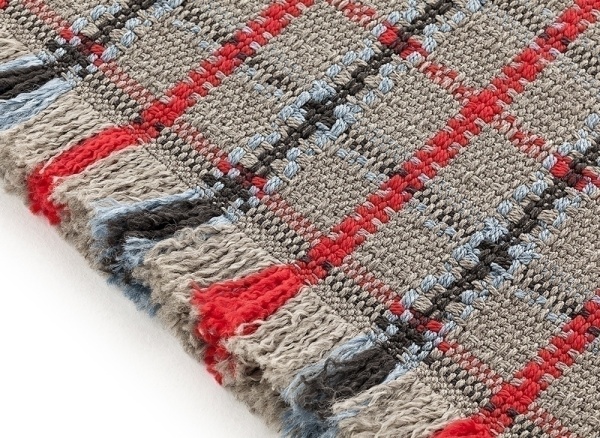 Подушка-ролл GL Tartan blue большая от интернет-магазина IDODOM.RU