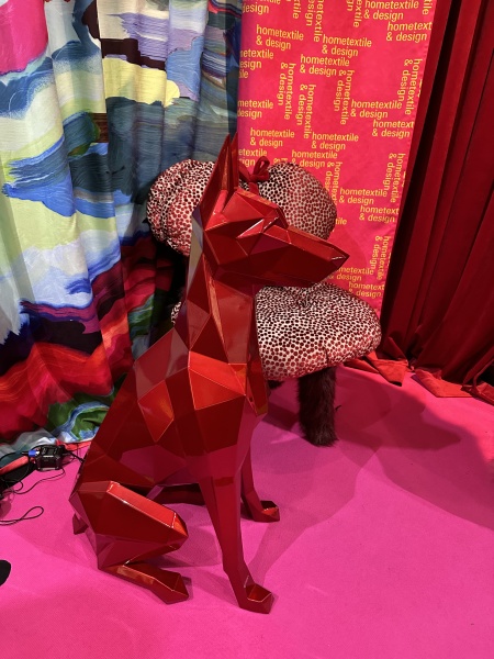 Доберман.   Финиш:Окрашивание по каталогу цветов Rall.  Цвет красный. от интернет-магазина IDODOM.RU