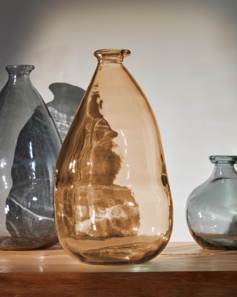 Ваза Lhad коричневое стекло 36 см от интернет-магазина IDODOM.RU