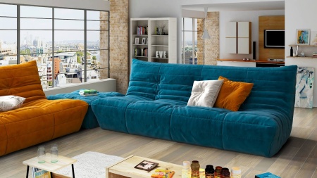 Диван ДеФранс™️ прямой 3-х местный - Mistral шенилл