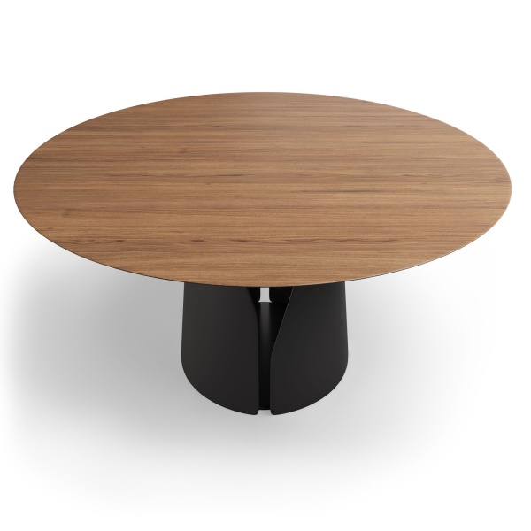 Стол круглый GIO 120, шпон от интернет-магазина IDODOM.RU