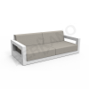 Диван Quarter lounge с подушками белого цвета, аксессуар светло-серого цвета