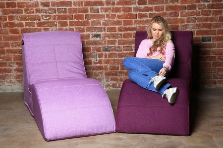 Лежак шезлонг Велле - Хеппи велюр