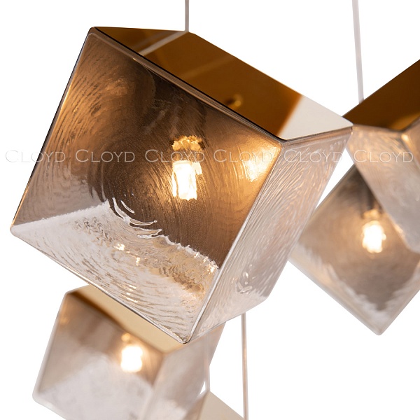 Люстра Cloyd CUBIT C9 / золото (арт.11050) от интернет-магазина IDODOM.RU