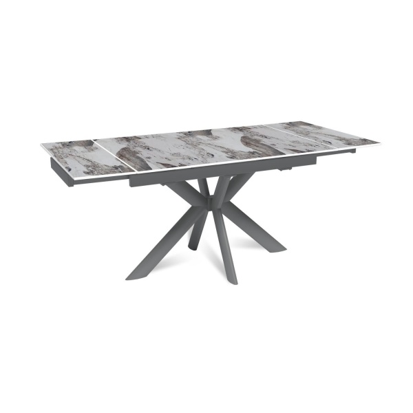 Стол раскладной Strong (120+30+30), керамика глянцевая Pandora от интернет-магазина IDODOM.RU