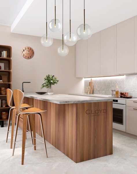 Подвесной светильник Cloyd CARAMBOL P1 / Ø25 см - латунь (арт.11153) от интернет-магазина IDODOM.RU