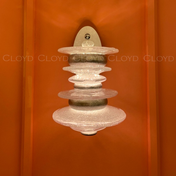 Бра Cloyd GEFEST W3 / выс. 25 см - серебро сусальн. (арт.20125) от интернет-магазина IDODOM.RU