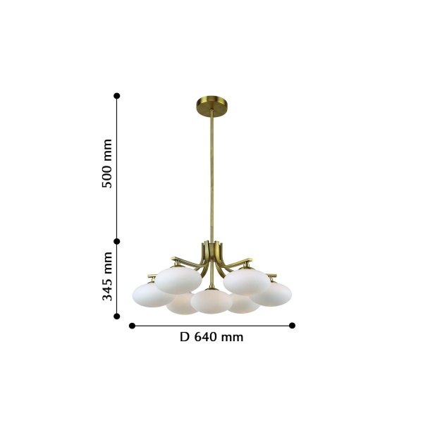 Люстра подвесная Pernetti от интернет-магазина IDODOM.RU