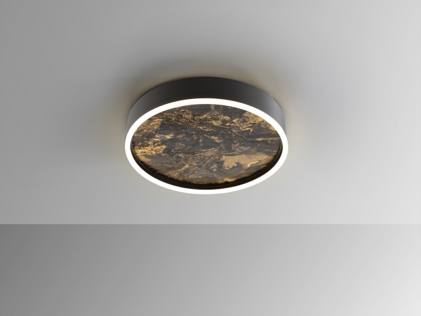 Потолочный светильник Stone CCT- черный LED 40D от интернет-магазина IDODOM.RU