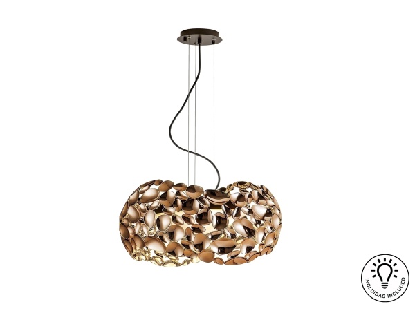 Подвесной светильник Narisa Ø47 5L розовое золото от интернет-магазина IDODOM.RU