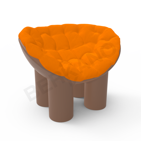 Кресло SLON Brown, Orange