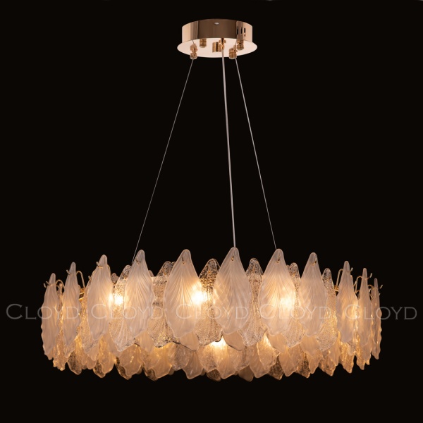 Люстра Cloyd SENEGAL-B C12 / Ø80 см - золото (арт.11193) от интернет-магазина IDODOM.RU