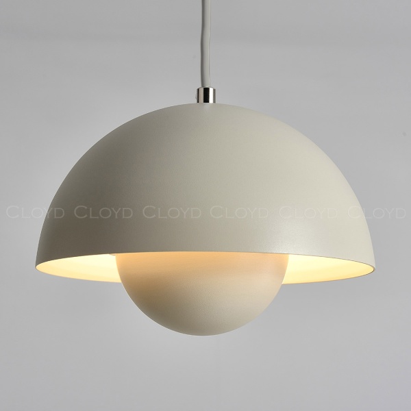 Подвесной светильник Cloyd ERMA-B P1 / Ø37 см - серый (арт.11399) от интернет-магазина IDODOM.RU