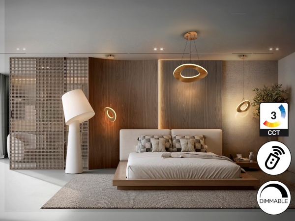 Mirena Люстра 1L розовое золото D50 от интернет-магазина IDODOM.RU