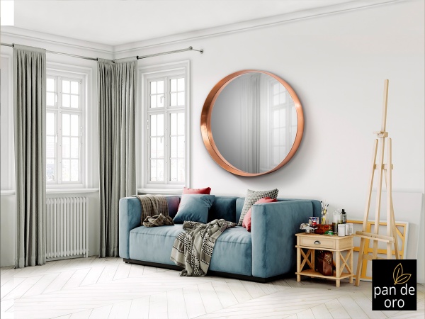 Mia Декоративное зеркало розовое золото от интернет-магазина IDODOM.RU