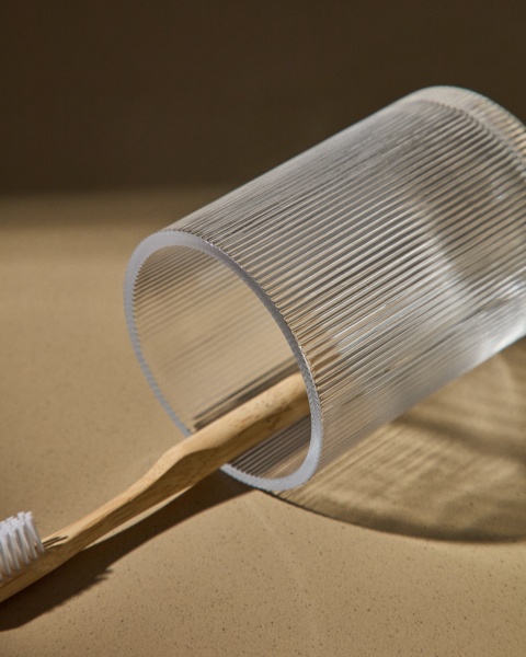 Arlem стакан для зубной щетки из прозрачного стекла от интернет-магазина IDODOM.RU