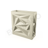 Кашпо Icelandic Square DB Bone коричневого цвета