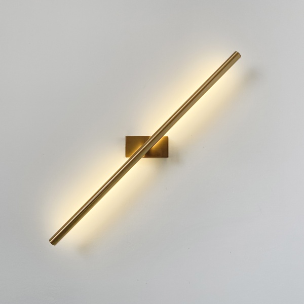 Бра Cloyd LINEAS-B W1 / выс. 60 см- 4000K - латунь (арт.20219) от интернет-магазина IDODOM.RU