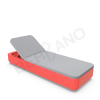 Шезлонг Grace Chili Red, Gray