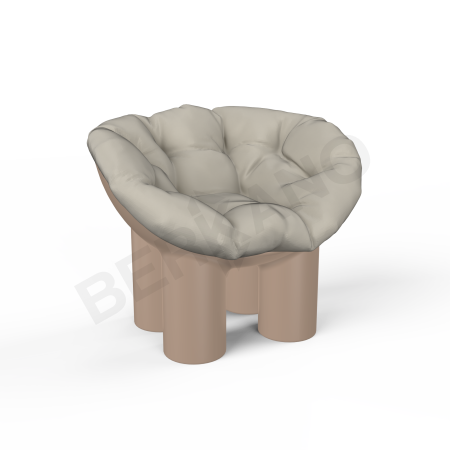 Кресло SLON Kids Cappuccino, Bone Brown