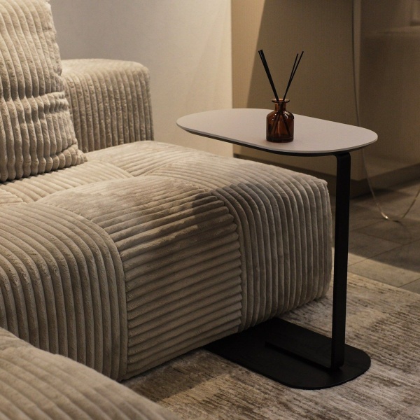 Журнальный столик приставной Side пластик светло-серый от интернет-магазина IDODOM.RU