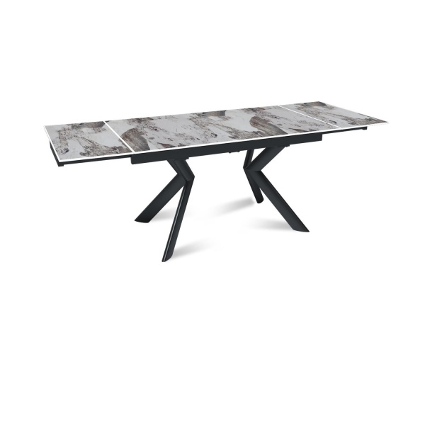 Стол раскладной Bridge (140+40+40), керамика глянцевая Pandora от интернет-магазина IDODOM.RU