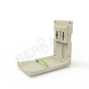 Пеленальный столик вертикальный BERKANO Kids Bone коричневого цвета