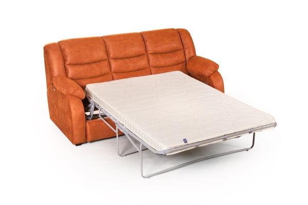 Ridberg диван-кровать прямой замша рыжий от интернет-магазина IDODOM.RU