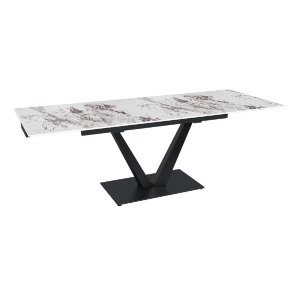 Стол раскладной Malibu (140+40+40), керамика глянцевая Patagoniya от интернет-магазина IDODOM.RU